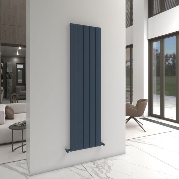 Carisa Angers Single Anthracite Aluminium Radiator 1800 x 495mm #2