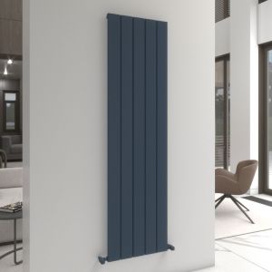 Carisa Angers Single Anthracite Aluminium Radiator 1800 x 495mm