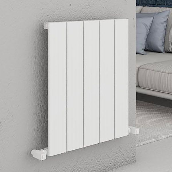 Carisa Chambord Single White Aluminium Radiator 600 x 495mm