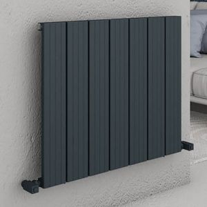 Carisa Chambord Single Anthracite Aluminium Radiator 600 x 695mm