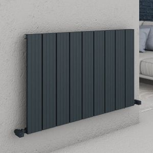 Carisa Chambord Single Anthracite Aluminium Radiator 600 x 895mm