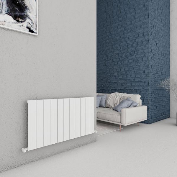 Carisa Chambord Single White Aluminium Radiator 600 x 1095mm #2