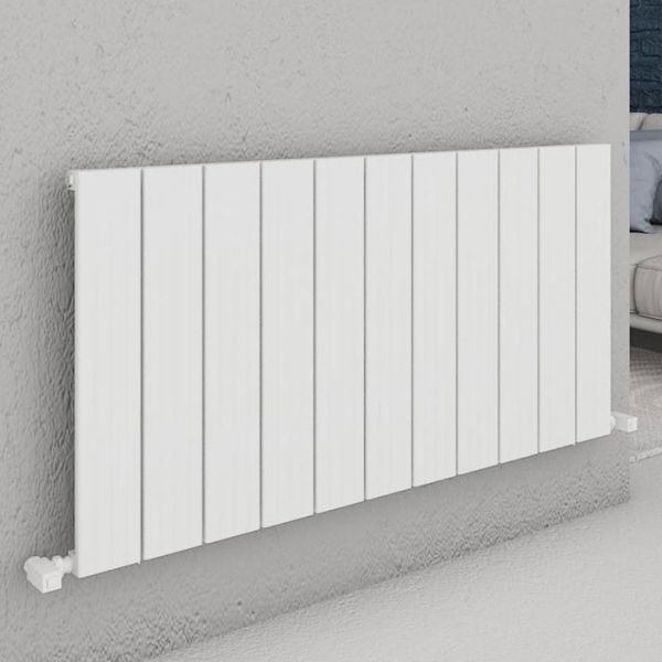 Carisa Chambord Single White Aluminium Radiator 600 x 1095mm