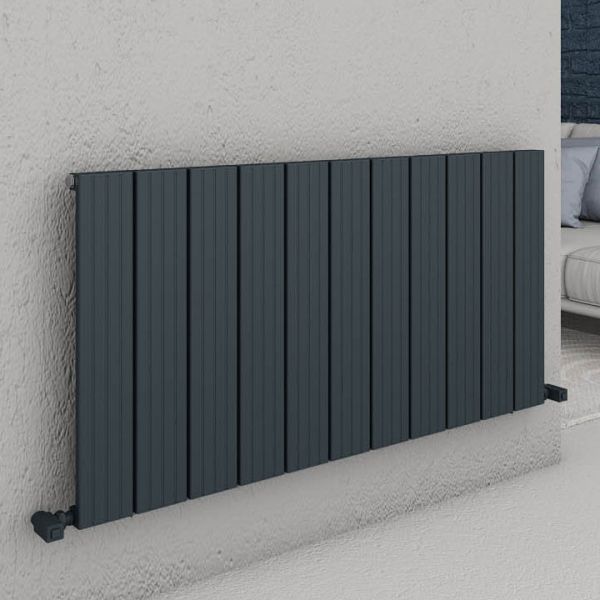 Carisa Chambord Single Anthracite Aluminium Radiator 600 x 1095mm