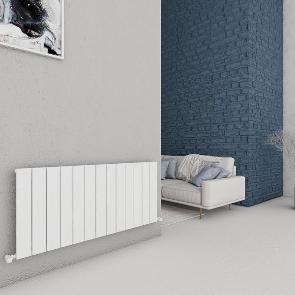 Carisa Chambord Single White Aluminium Radiator 600 x 1295mm #2