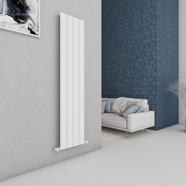 Carisa Chambord Single White Aluminium Radiator 1800 x 395mm #2