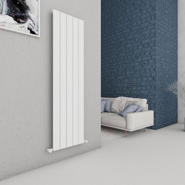 Carisa Chambord Single White Aluminium Radiator 1800 x 495mm #2