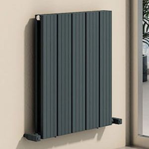 Carisa Chambord Double Anthracite Aluminium Radiator 600 x 495mm