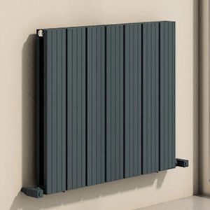 Carisa Chambord Double Anthracite Aluminium Radiator 600 x 695mm