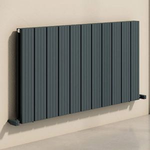 Carisa Chambord Double Anthracite Aluminium Radiator 600 x 1095mm