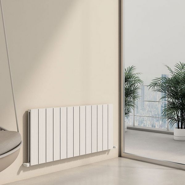 Carisa Chambord Double White Aluminium Radiator 600 x 1295mm #2