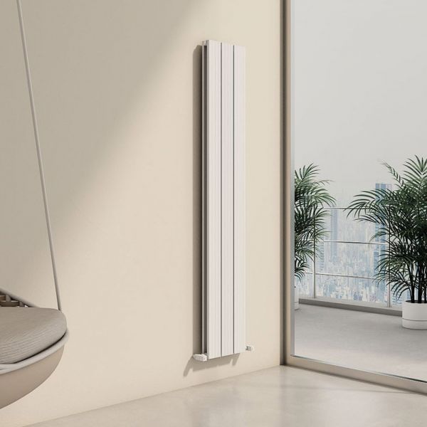 Carisa Chambord Double White Aluminium Radiator 1800 x 295mm #2