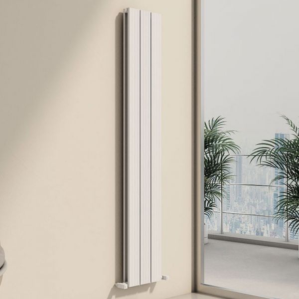 Carisa Chambord Double White Aluminium Radiator 1800 x 295mm