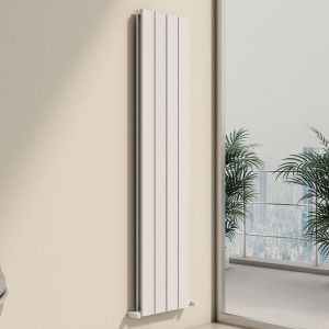 Carisa Chambord Double White Aluminium Radiator 1800 x 395mm