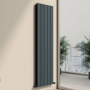 Carisa Chambord Double Anthracite Aluminium Radiator 1800 x 495mm