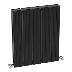 Carisa Monza Double Black Aluminium Radiator 600 x 470mm
