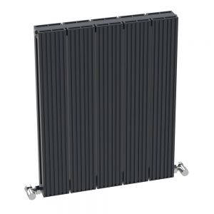 Carisa Monza Double Anthracite Aluminium Radiator 600 x 470mm