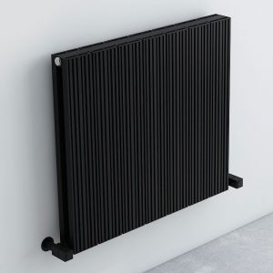 Carisa Monza Double Black Aluminium Radiator 600 x 660mm