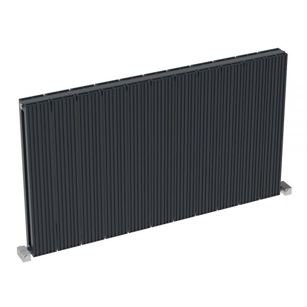 Carisa Monza Double Anthracite Aluminium Radiator 600 x 1040mm