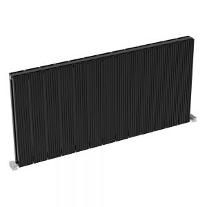 Carisa Monza Double Black Aluminium Radiator 600 x 1230mm