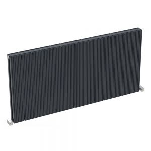 Carisa Monza Double Anthracite Aluminium Radiator 600 x 1230mm