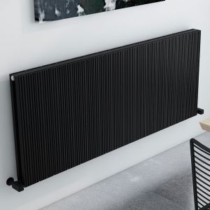Carisa Monza Double Black Aluminium Radiator 600 x 1420mm