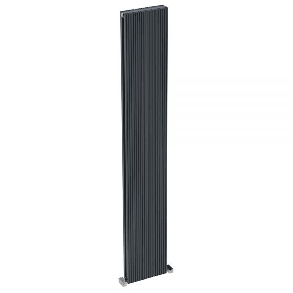 Carisa Monza Double Anthracite Aluminium Radiator 1800 x 280mm