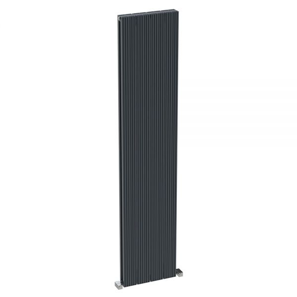Carisa Monza Double Anthracite Aluminium Radiator 1800 x 375mm