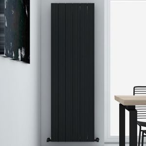Carisa Monza Double Black Aluminium Radiator 1800 x 565mm