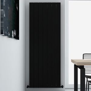 Carisa Monza Double Black Aluminium Radiator 1800 x 660mm