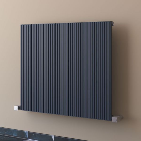 Carisa Monza Single Anthracite Aluminium Radiator 600 x 660mm