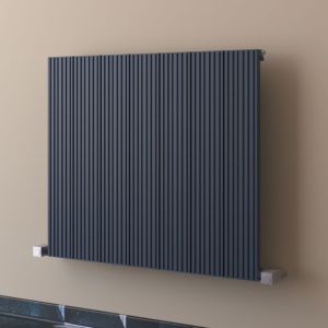 Carisa Monza Single Anthracite Aluminium Radiator 600 x 660mm