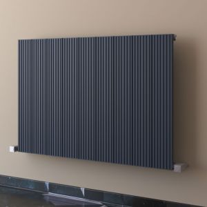 Carisa Monza Single Anthracite Aluminium Radiator 600 x 850mm