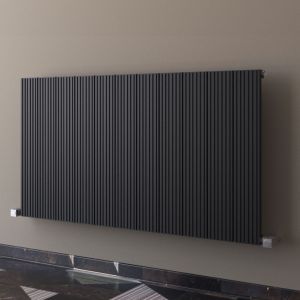 Carisa Monza Single Black Aluminium Radiator 600 x 1040mm