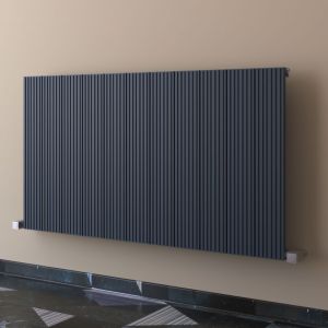 Carisa Monza Single Anthracite Aluminium Radiator 600 x 1040mm