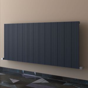 Carisa Monza Single Anthracite Aluminium Radiator 600 x 1230mm
