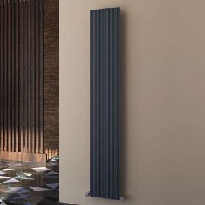 Carisa Monza Single Anthracite Aluminium Radiator 1800 x 280mm