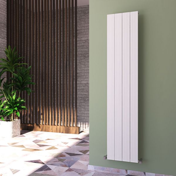 Carisa Monza Single White Aluminium Radiator 1800 x 375mm #2