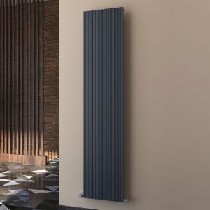 Carisa Monza Single Anthracite Aluminium Radiator 1800 x 375mm
