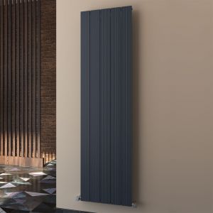 Carisa Monza Single Anthracite Aluminium Radiator 1800 x 470mm