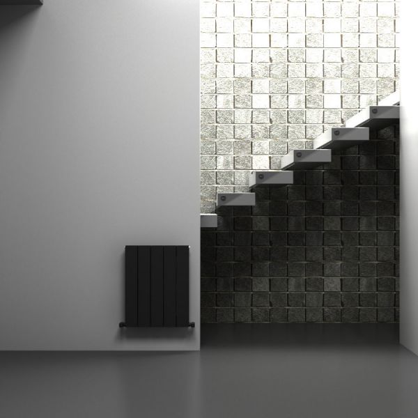 Carisa Nemo Double Black Aluminium Radiator 600 x 470mm #2