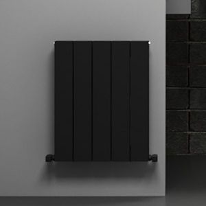 Carisa Nemo Double Black Aluminium Radiator 600 x 470mm