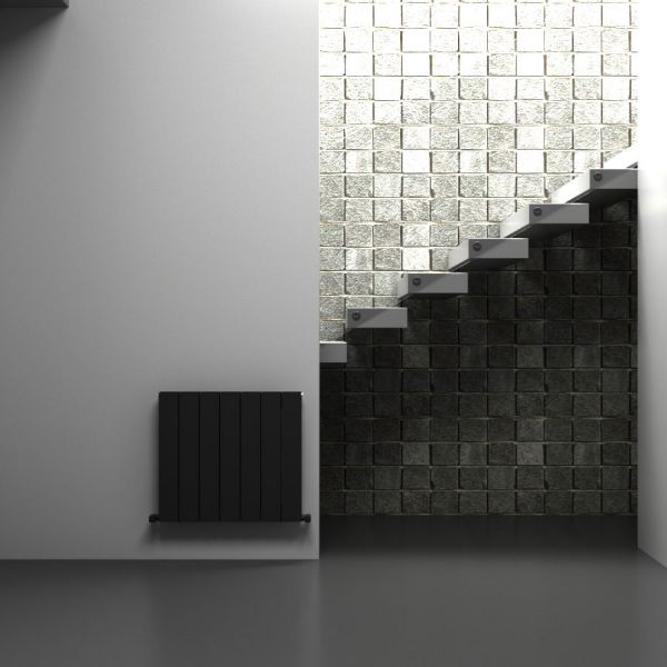 Carisa Nemo Double Black Aluminium Radiator 600 x 660mm #2