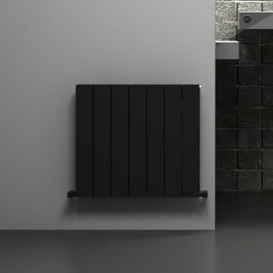 Carisa Nemo Double Black Aluminium Radiator 600 x 660mm