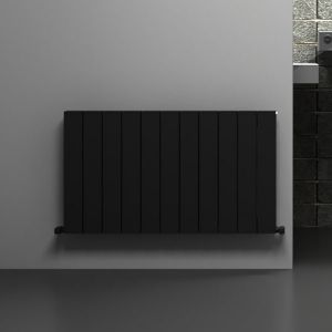 Carisa Nemo Double Black Aluminium Radiator 600 x 1040mm