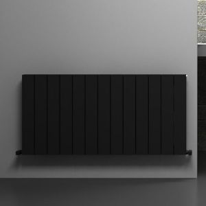Carisa Nemo Double Black Aluminium Radiator 600 x 1230mm