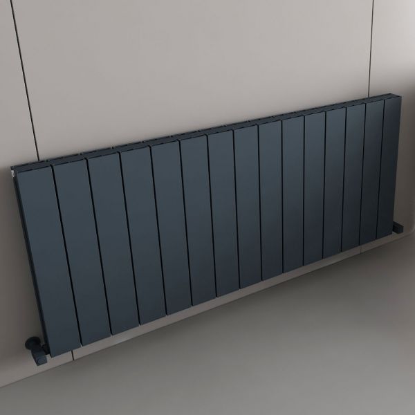 Carisa Nemo Double Anthracite Aluminium Radiator 600 x 1420mm