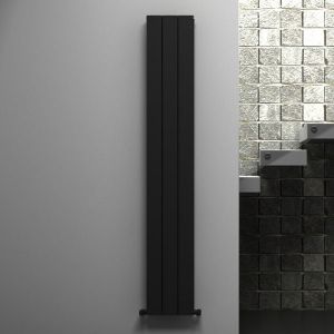 Carisa Nemo Double Black Aluminium Radiator 1800 x 280mm