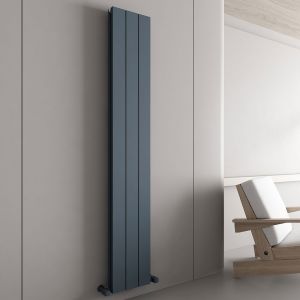 Carisa Nemo Double Anthracite Aluminium Radiator 1800 x 280mm