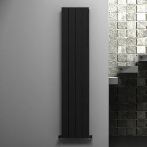 Carisa Nemo Double Black Aluminium Radiator 1800 x 375mm